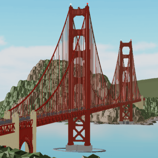 UPDATE Destroy Golden Gate Bridge LIFE SIZE Roblox gameplay screenshot