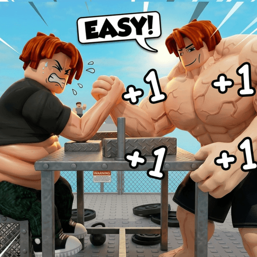 [💪]+1 Muscle to Arm Wrestle Roblox game thumbnail