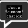 Custom chat Roblox game thumbnail