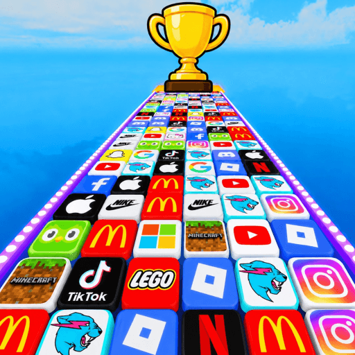Logo Block Race Roblox game thumbnail