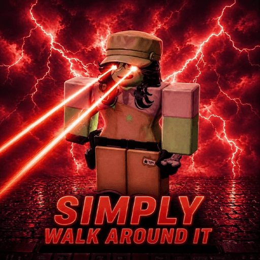 simply walk around it Roblox game thumbnail
