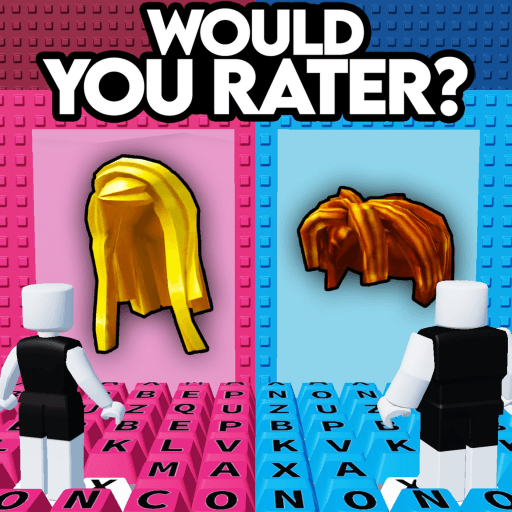 Would You Rather: Outfit Keyboard Tower   Roblox game thumbnail