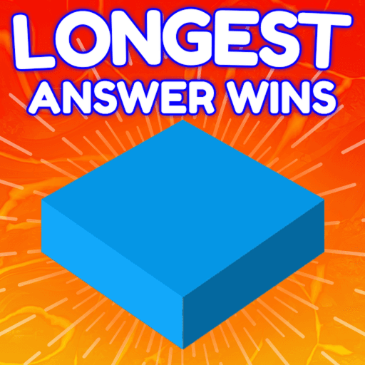 Longest Answer Wins [NEW QUESTIONS] Roblox game thumbnail