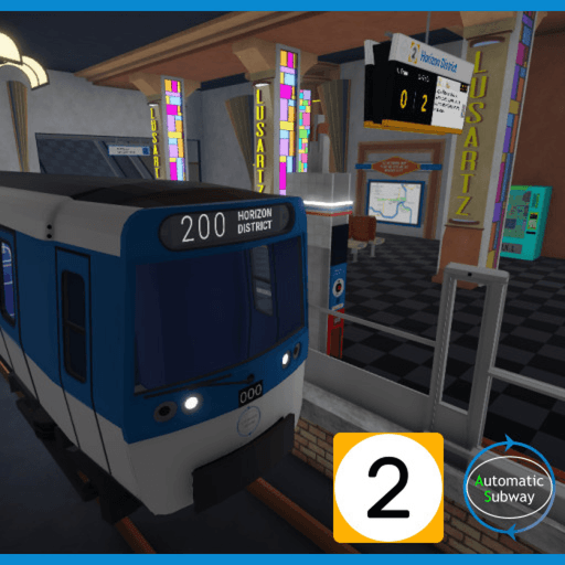 Automatic Subway - Line 2 Roblox game thumbnail