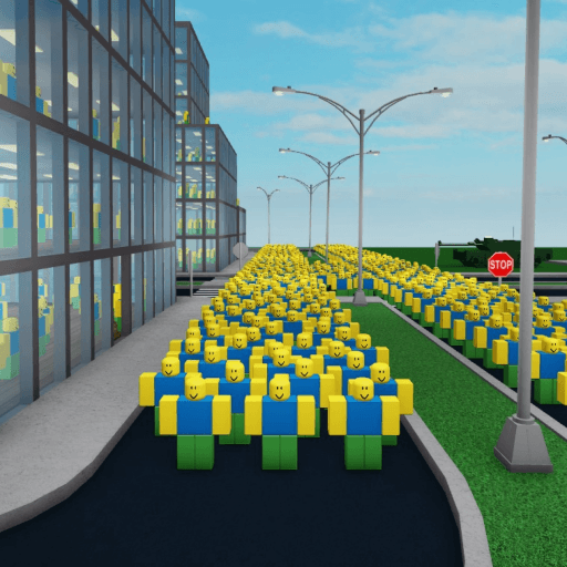 ☢️Noob Protest but you can NUKE them Roblox game thumbnail