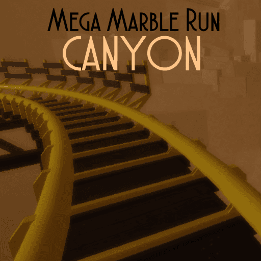 Mega Marble Run Canyon [BETA] Roblox game thumbnail