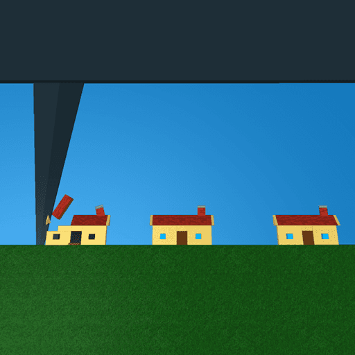 Tornado simulator single player Roblox game thumbnail