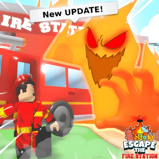 🔥 Escape The Fire Station Obby! (NEW UPDATE!) Roblox game thumbnail