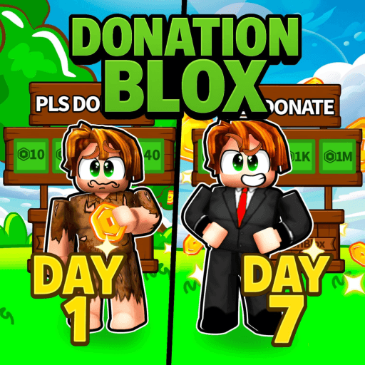  DonationBlox 💸 (Donation Game)  Roblox game stats