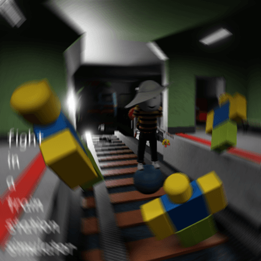 fight in a train station simulator game 🚆 Roblox gameplay screenshot