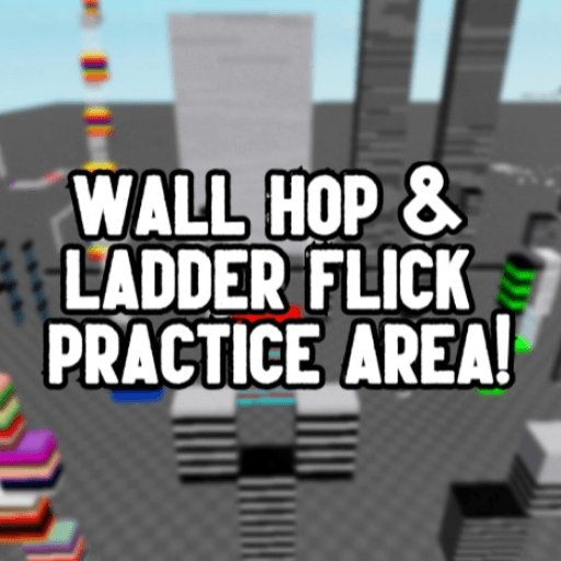  Wall Hop & Ladder Flick Practice Area! Roblox game stats