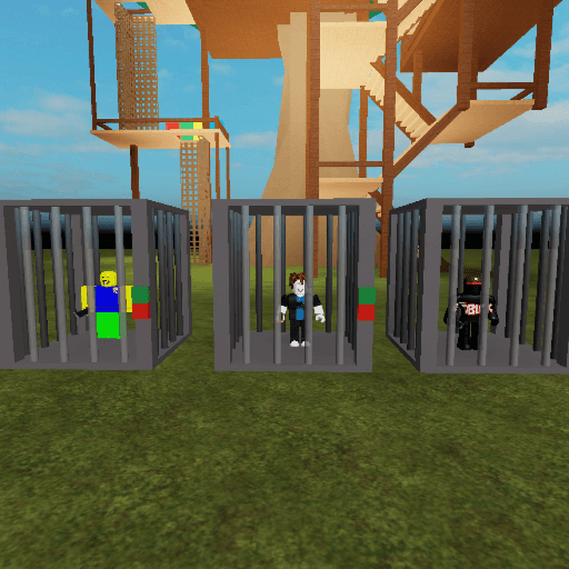 Survive the noob , bacon and guest killer! Roblox game thumbnail