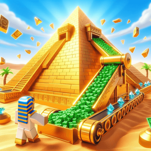 Mega Pyramid Tycoon! Roblox game thumbnail