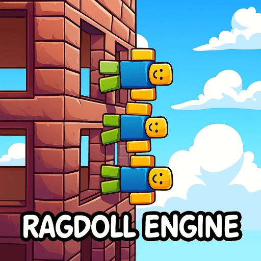 Ragdoll Engine without gravity Roblox game thumbnail