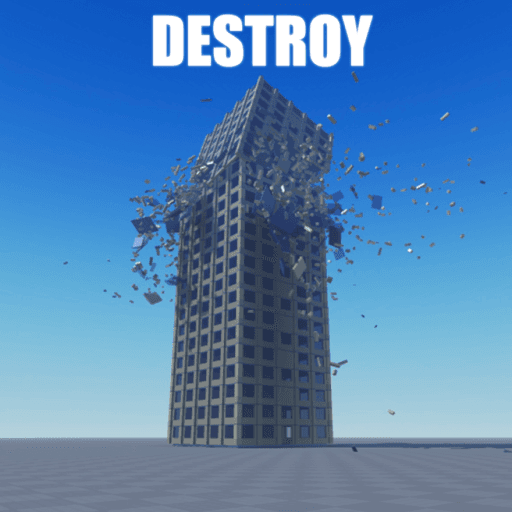 Destroy The Building Roblox game thumbnail