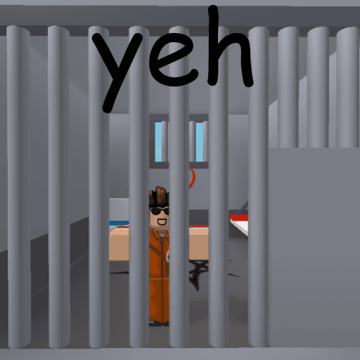 Be stuck in a jail cell simulator and thats it...? Roblox game thumbnail