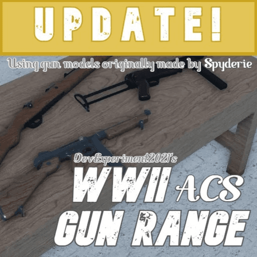 (Zombies!) WWII ACS GUN RANGE Roblox game stats