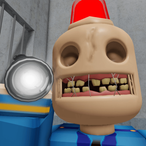 SIREN COP'S PRISON! (SCARY OBBY) Roblox game thumbnail