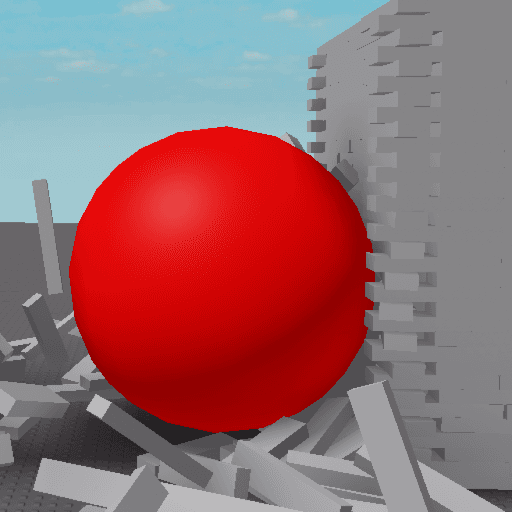 [Marble Run] Physics game! Destruction & Dominos! Roblox gameplay screenshot