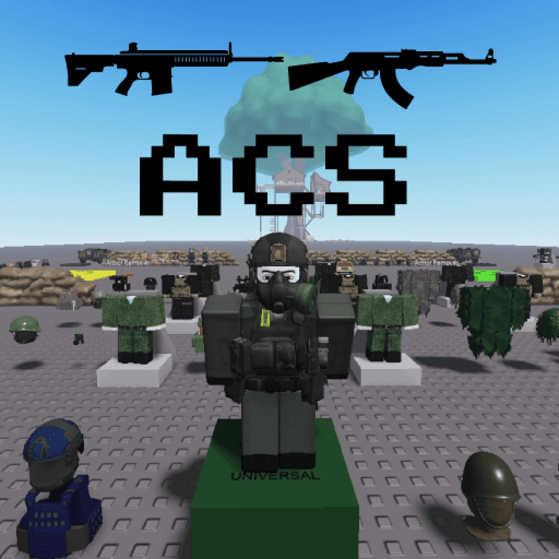ACS Guns and Armor Testing 2 Roblox gameplay screenshot