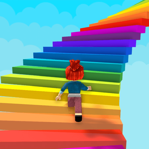 Easy Parkour Obby 🌈 Roblox game thumbnail