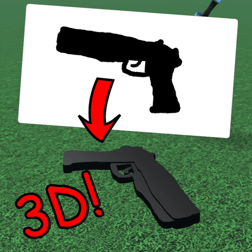 Draw Drawings and turn it 3D and play around Roblox game stats