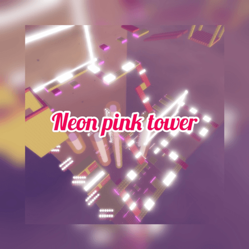 Neon Pink Tower Roblox gameplay screenshot