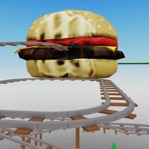 Cart Ride to SURVIVE!! (into Burger) Roblox game stats