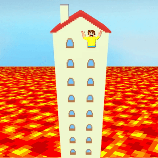 The Floor Is LAVA!🔥 Roblox game thumbnail