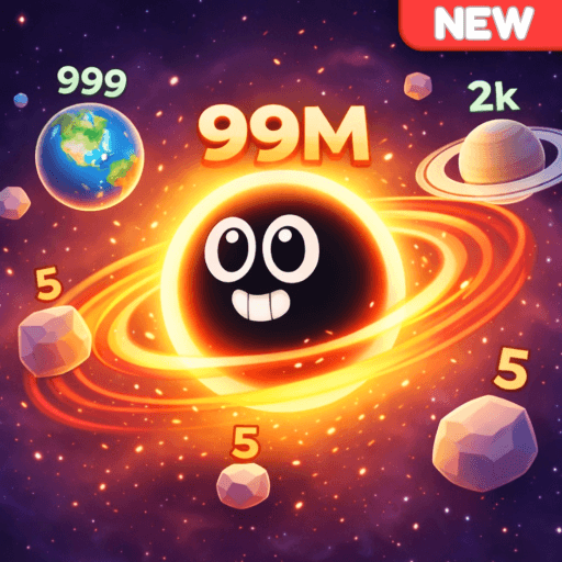 Blackhole Simulator 🌀 [EAT PLANETS!] Roblox game thumbnail