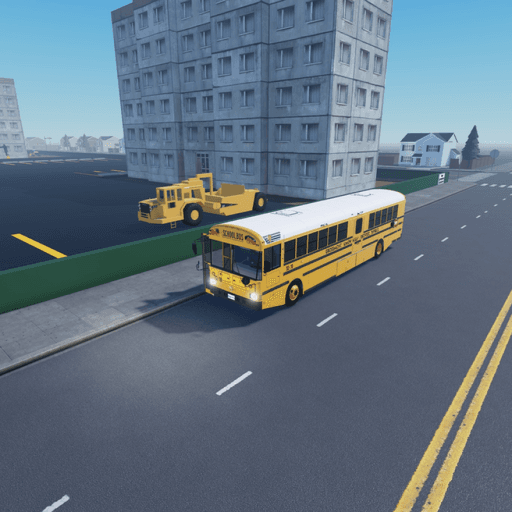 [2 New BUSES!] California School Bus Simulator Roblox gameplay screenshot