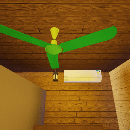 ceiling fan house air conditioner Roblox game stats