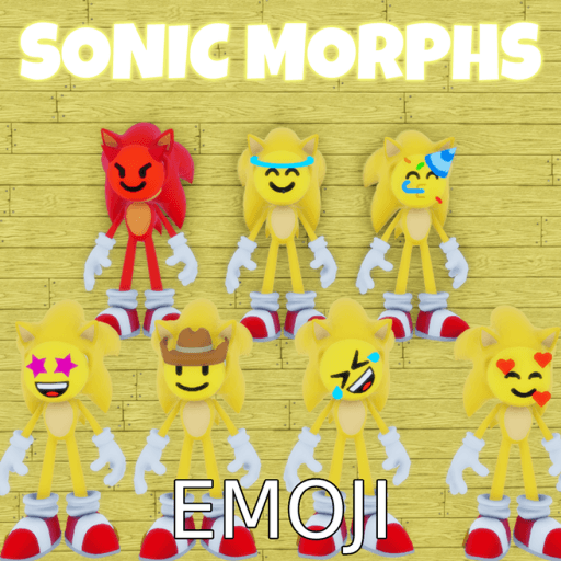 🤩EMOJIS🎉Find The Sonic Morphs [173] Roblox game thumbnail