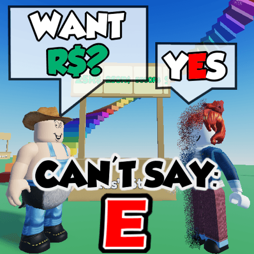 Cant say the letter! Roblox game thumbnail