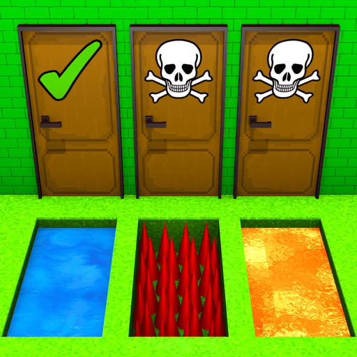 🚪50/50 Pick A Door Obby! Roblox game stats