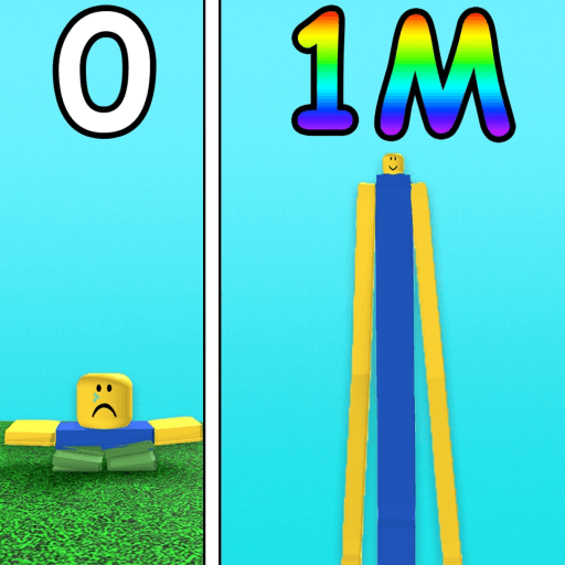 Every Second You Get Taller Roblox game thumbnail