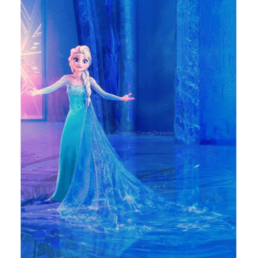 Frozen Elsa's Castle Roblox gameplay screenshot