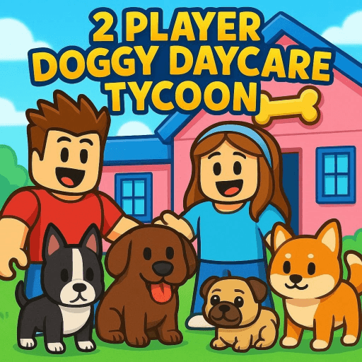2 Player Doggy DayCare Tycoon Roblox game thumbnail