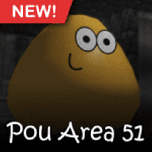 Pou in Area 51! Roblox game thumbnail
