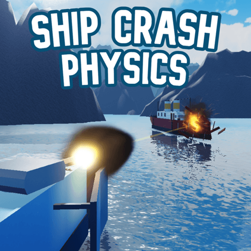 Ship crash physics Simulator Roblox game thumbnail