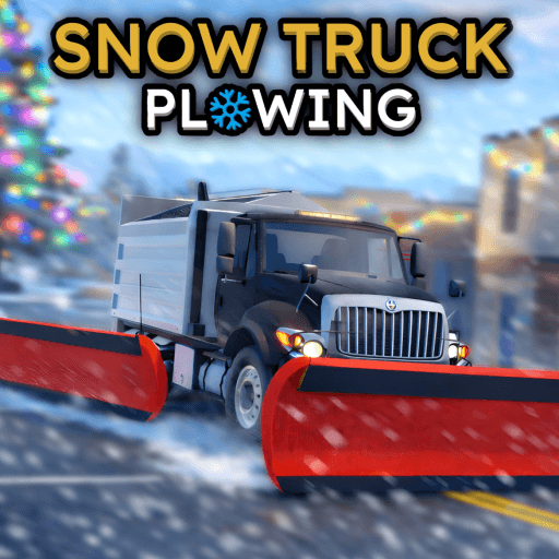 Snow Truck Plowing Roblox game thumbnail