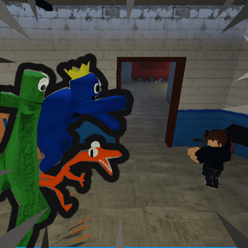 Rainbow Friends But Guns (Mod) Roblox game stats
