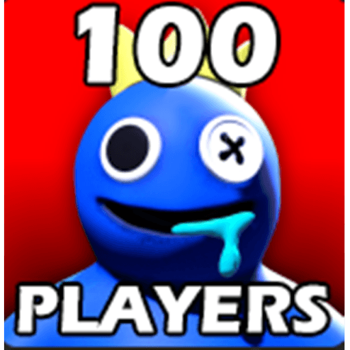Rainbow Friends 100 Player Prop Hunt Roblox game thumbnail