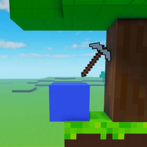 block and pickaxe Roblox game thumbnail