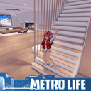 Metro Life 🏡 City RP Roblox game thumbnail