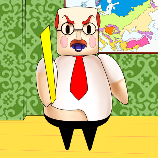 ✏️ESCAPE BABY TEACHER SCHOOL! (Obby)📐 Roblox game thumbnail