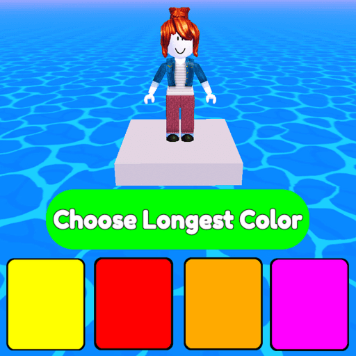 Choose Longest Color Roblox gameplay screenshot