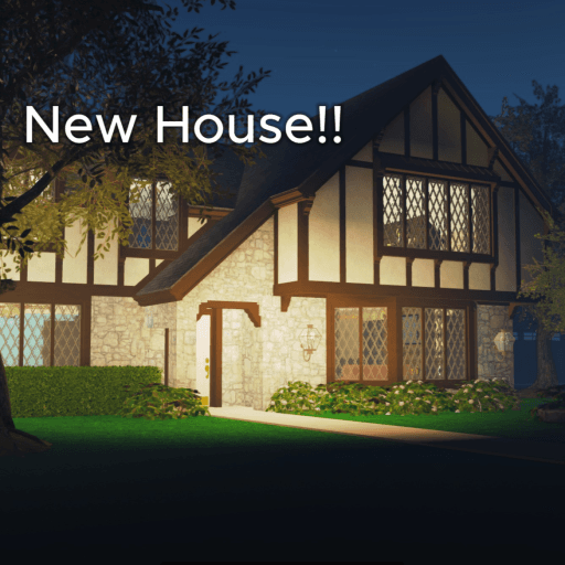 1950s house with ceiling fans NEW HOUSE!! Roblox gameplay screenshot