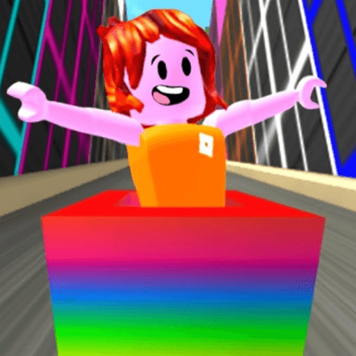 Ride A Box Down A Slide! Roblox game thumbnail