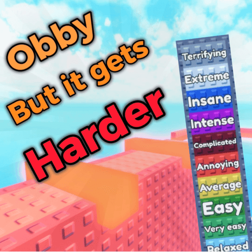 (210) Obby but it gets harder Roblox game stats